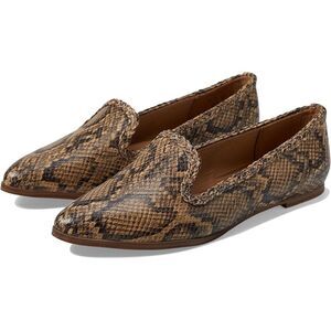 Walking Cradles Brown Flats Snake Print